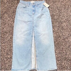 🆕 Universal Thread Women's Light Blue Denim Maxi Skirt Bundle of 3 Sz 00 | NWT